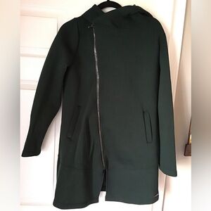Betsey Johnson Performance Give Love Get Love Dark Forest Green Jacket Coat L